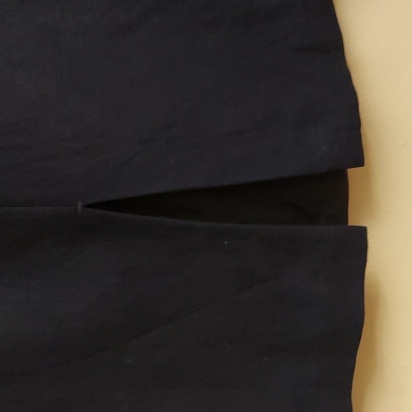 TAHARI ASL Classic Navy Blue Linen Blend Sleeveless Fully Lined Dress - Picture 7 of 10